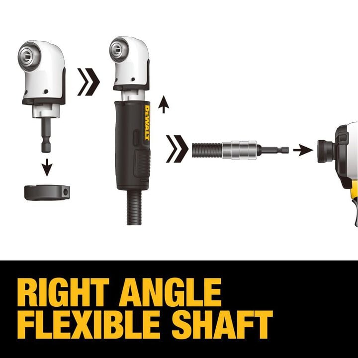 DEWALT ELITE SERIES Right Angle Attachments 4 Pieces, large image number 3