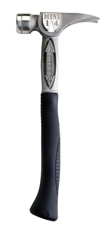 Stiletto TiBone MINI-14 oz Milled Face Hammer with 16 in. Curved Titanium Handle