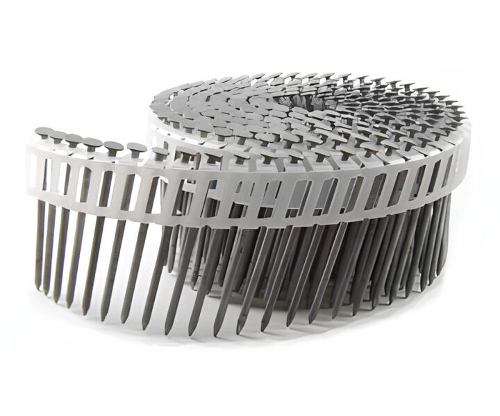 B and C Eagle 2 1/2 x 0.092 Inch 15 Degree Framing & Siding Coil Nails 3600 Pack