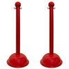 Mr Chain Red Heavy Duty Stanchion (2-Pack), small