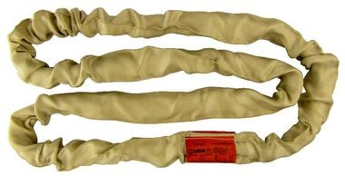 Lift-All 4' Tan Endless Tuflex Poly Roundsling