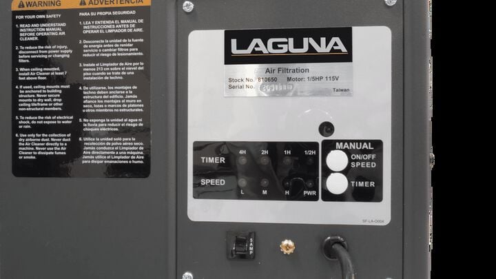 Laguna Tools Air Filtration Unit, large image number 1