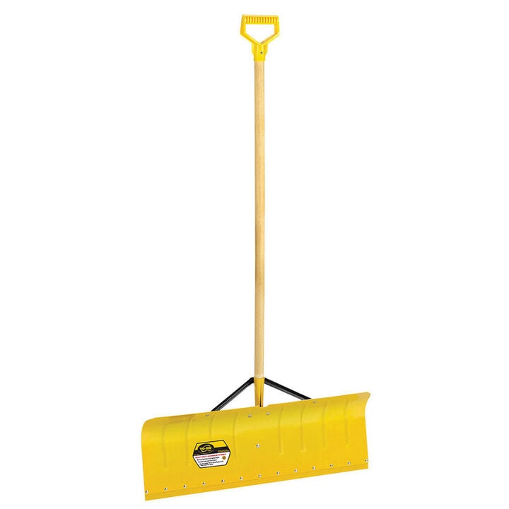 Yo-Ho 30in Heavy-Duty Aluminum Snow Pusher