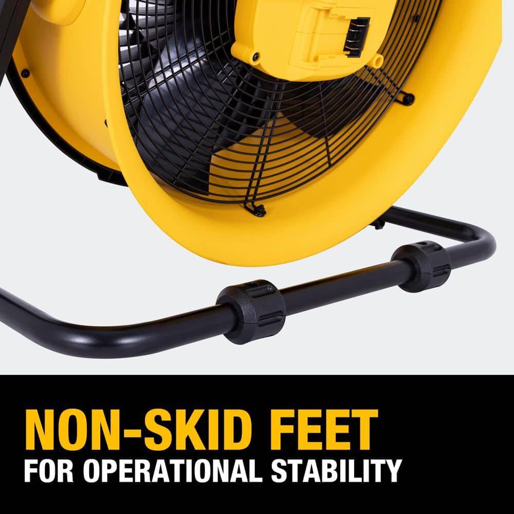 DEWALT 18 Inch 20V AC/DC 4000 CFM Drum Fan, large image number 9