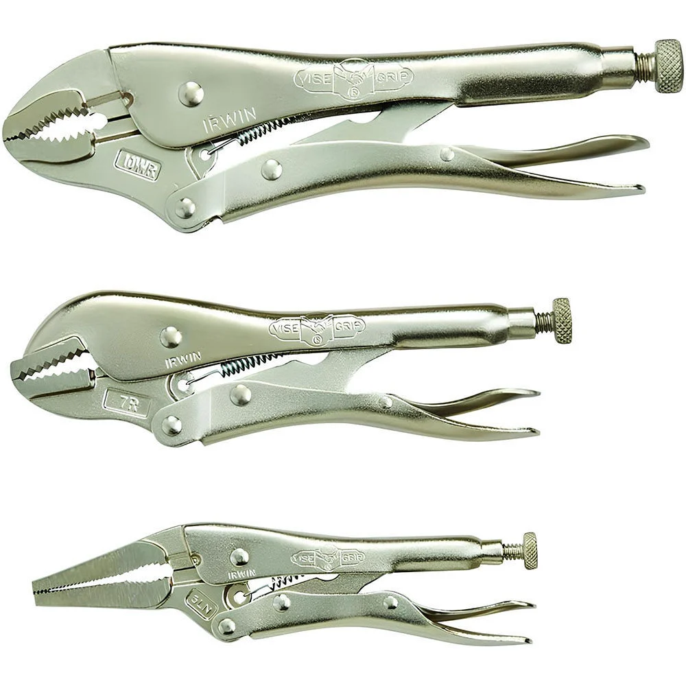 Irwin 3 Pc. Original Locking Pliers Set Contains: 10WR 7R and 6LN, large image number 1