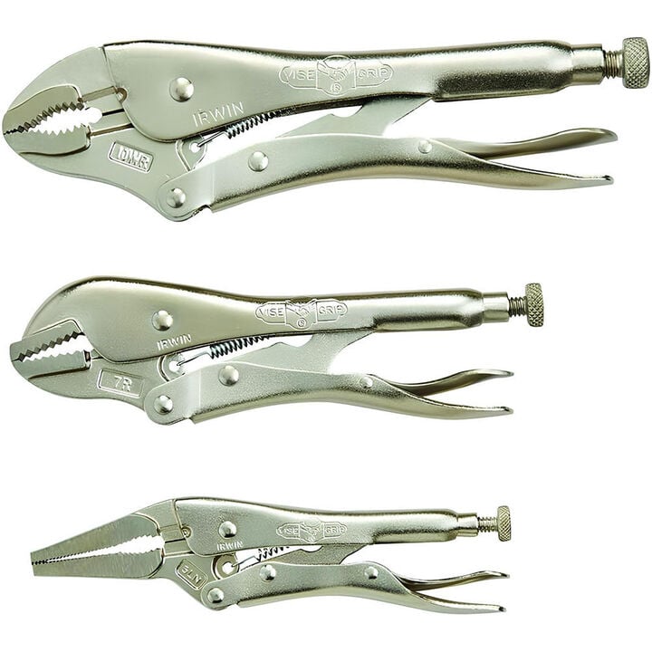 Irwin 3 Pc. Original Locking Pliers Set Contains: 10WR 7R and 6LN