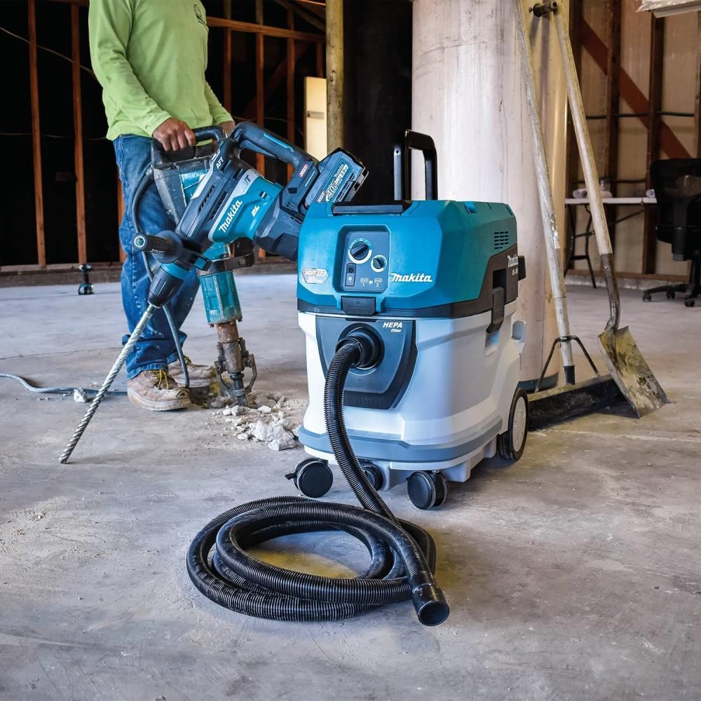 Makita 40V max X2 (80V) XGT 10 Gallon HEPA Wet & Dry Vacuum 4.0Ah Kit, large image number 5