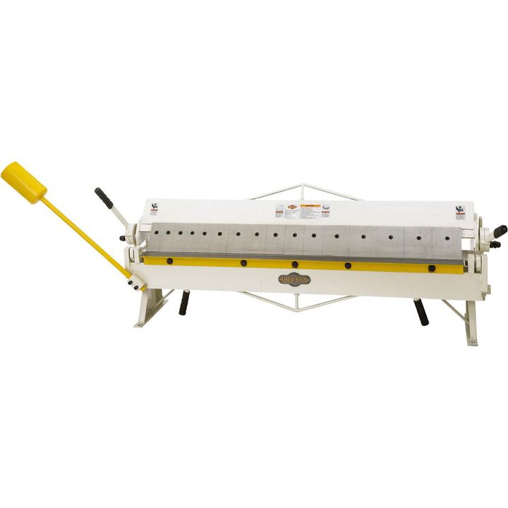 Shop Fox 48in x 18 Ga Box/Pan Brake with 16 Box Fingers