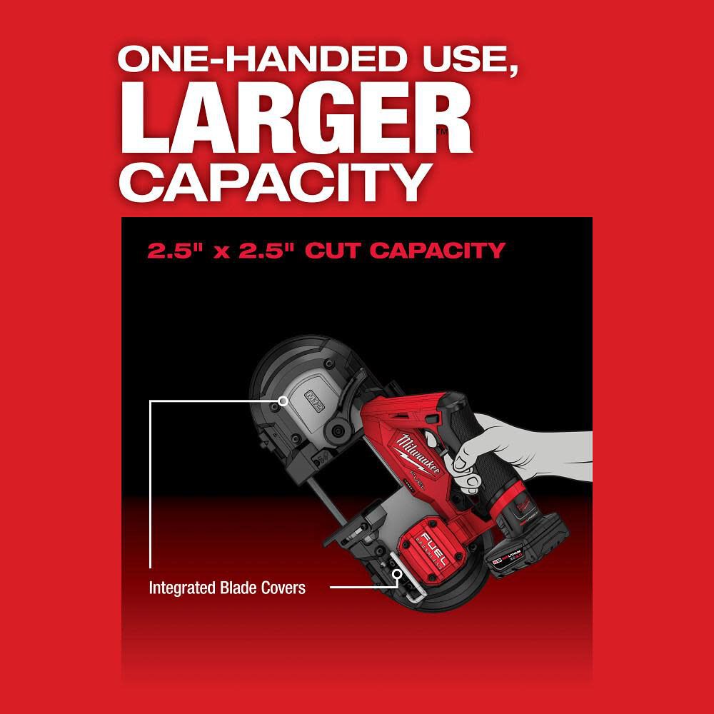 Milwaukee M12 Fuel Compact Band Saw Kit 2529 21xc - Image 7