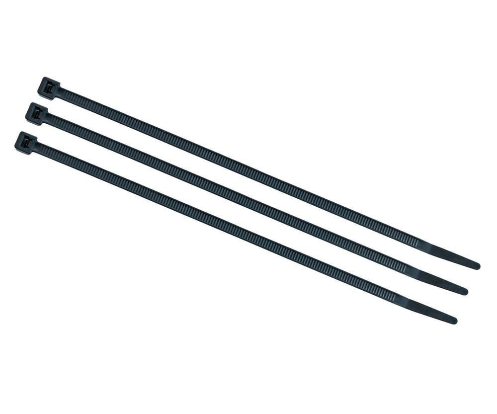 Southwire 14.6 Inch 120 Lbs Tensile Black UV Stabilized Cable Tie, 100 Pieces, large image number 1
