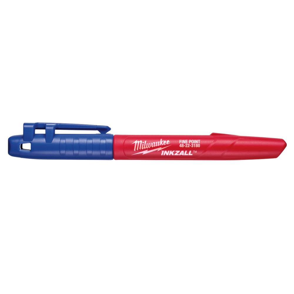 Milwaukee INKZALL Blue Fine Point Marker, large image number 1