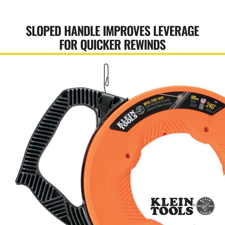 Klein Tools 240' Steel Fish Tape, large image number 4