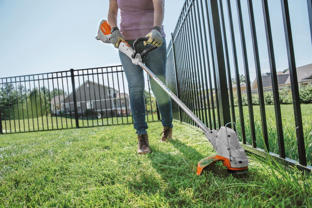 Stihl battery operated outlet trimmer