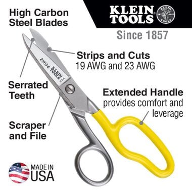 Klein Tools Free-Fall Snip Stainless Steel, large image number 1