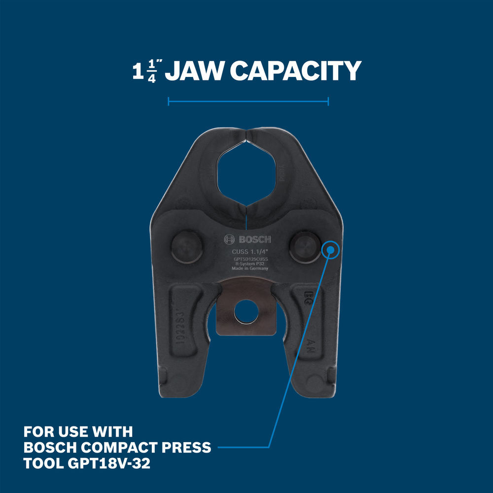 Bosch 1-1/4 Inch Standard Press Jaw, large image number 2