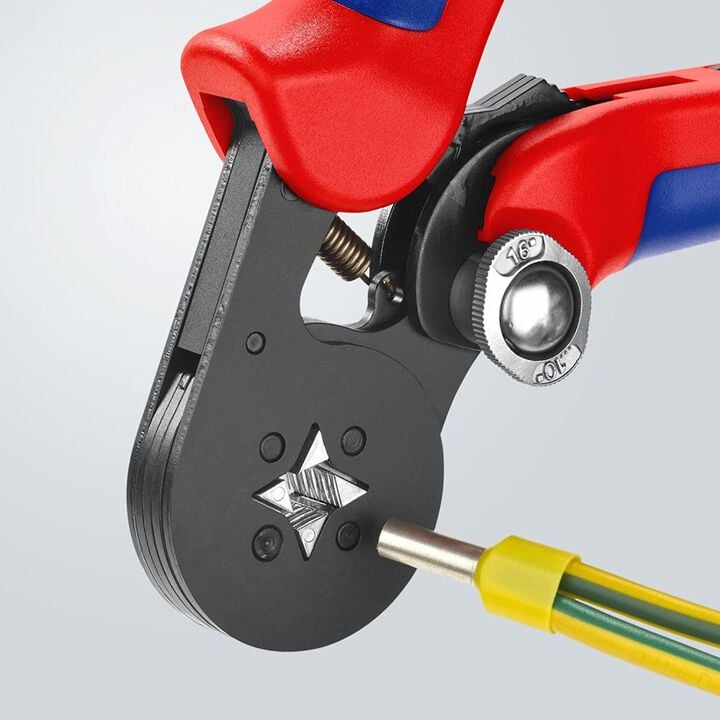 Knipex Crimping Pliers Self Adjusting for Wire Ferrules 180mm, large image number 5