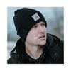 Carhartt Cuffed Beanie/Watch Hat Mens Regular OS Acrylic Knit Dark Brown, small image number 2