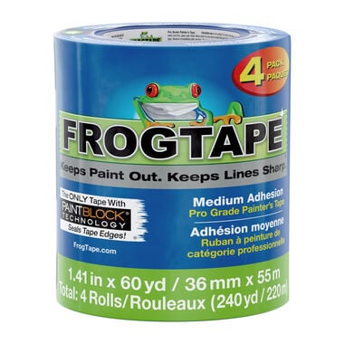 Frogtape CP 130 Painters Tape Pro Grade Blue 36mm x 55m, large image number 0