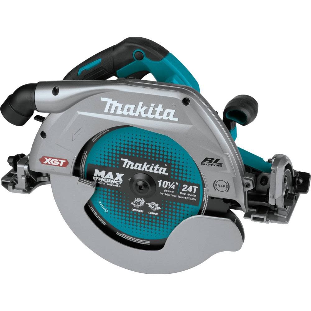 Makita 40V max XGT 10 1 4in Circular Saw Guide Rail Compatible Base Bare Tool GSH04Z Acme Tools
