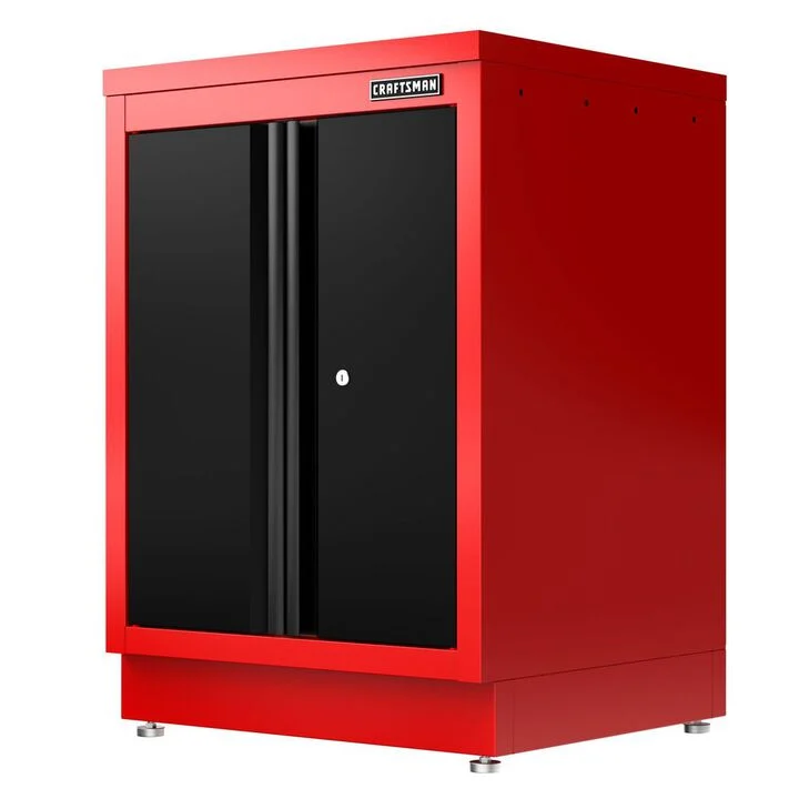 CRAFTSMAN Welded 2-Door Base Cabinet Red and Black