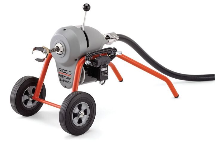 Ridgid K-1500SP-B 120V-60Hz Sectional Drain Cleaning Machine Combination Kit