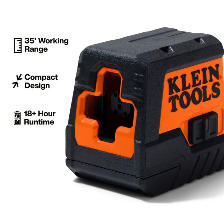 Klein Tools Red Compact Cross-Line Self-Leveling Laser Level, 35-Foot, large image number 3