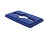 Suncast Recycling Lid for Plastic Slim Trash Can Blue, small image number 1
