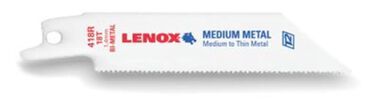 Lenox 5-Pack 4-in 18-TPI Bi-Metal Reciprocating Saw Blade, large image number 0