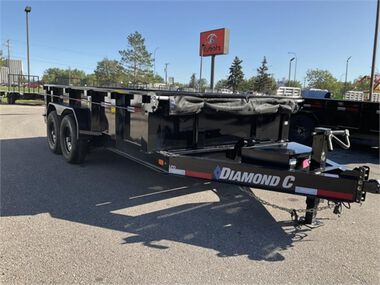 Diamond C 14 Ft. x 82 In. Heavy Duty Low Profile Dump Trailer, large image number 3