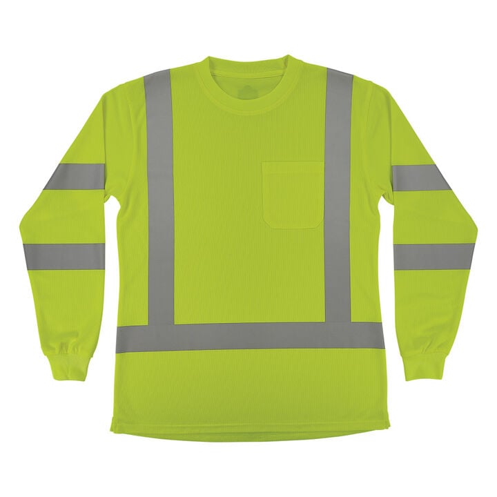 Ergodyne GloWear 8374 Womens Essential Class 3 Long Sleeve Shirt, large image number 6