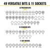 Klein Tools Precision Ratchet and Driver System 64pc, small image number 3