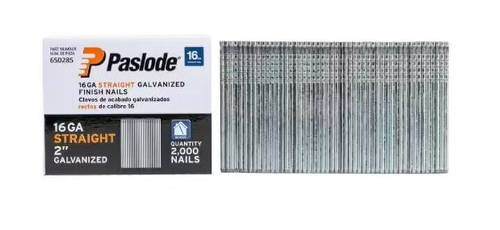 Paslode 2000 Pack 2in- 16 Ga. Galv Straight Finishing Nails