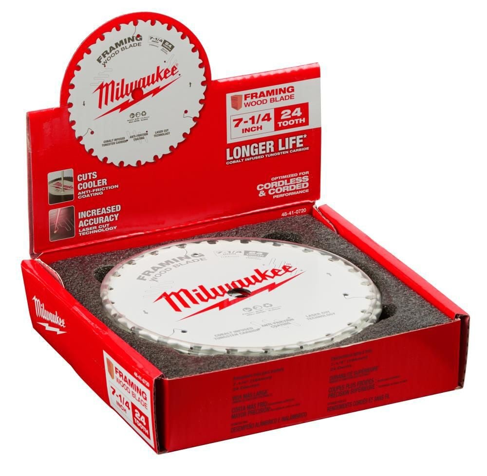 Milwaukee 7-1/4 in. 24T Framing Circular Saw Blade, large image number 2