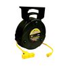 Reelcraft 40 Ft. Triple Tap Outlet Spring Retractable Power Cord Reel Steel, small