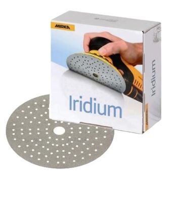 Mirka IRIDIUM 6in Grip 121H 220 Grit 50 Discs/Box