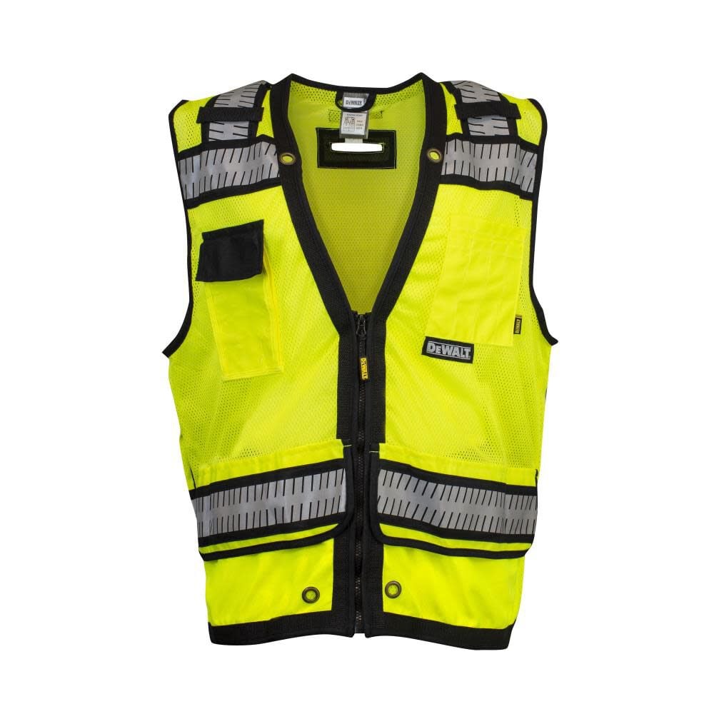 DEWALT Class 2 Heavy Duty Surveyor Vest, Hi-Vis, 2X, large image number 11
