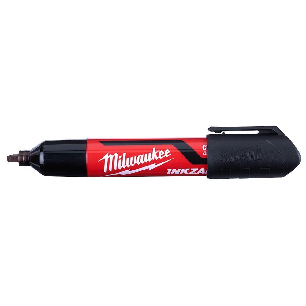 Milwaukee INKZALL 3PC Large Chisel Tip Black Marker, large image number 2