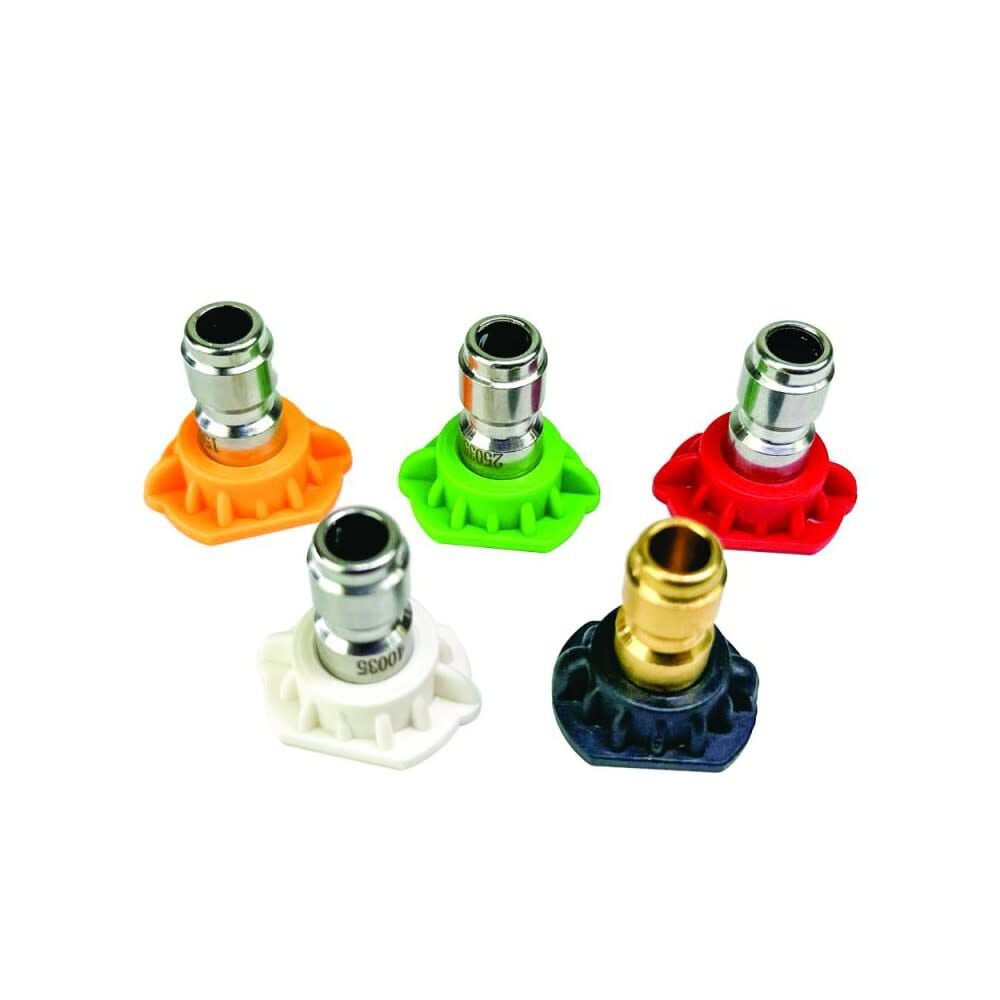 BluBird BluShield Brass 4000 PSI Quick Connect Spray Tip Kit – PWA003