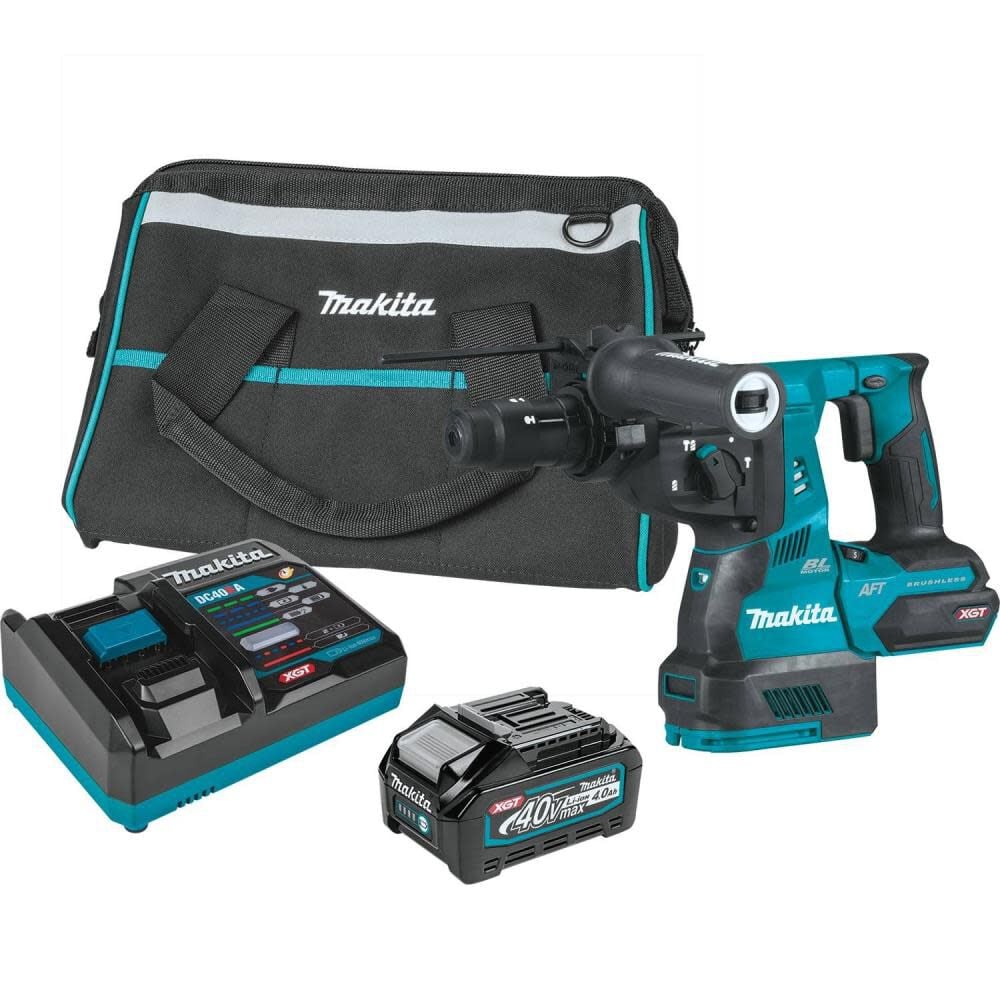 Makita 40V max XGT Rotary Hammer Kit 1 1/8in AVT – GRH02M1