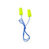 3M E-A-Rsoft Yellow Neons Earplugs 311-1250 Corded Poly Bag Regular Size 200pk, small image number 2