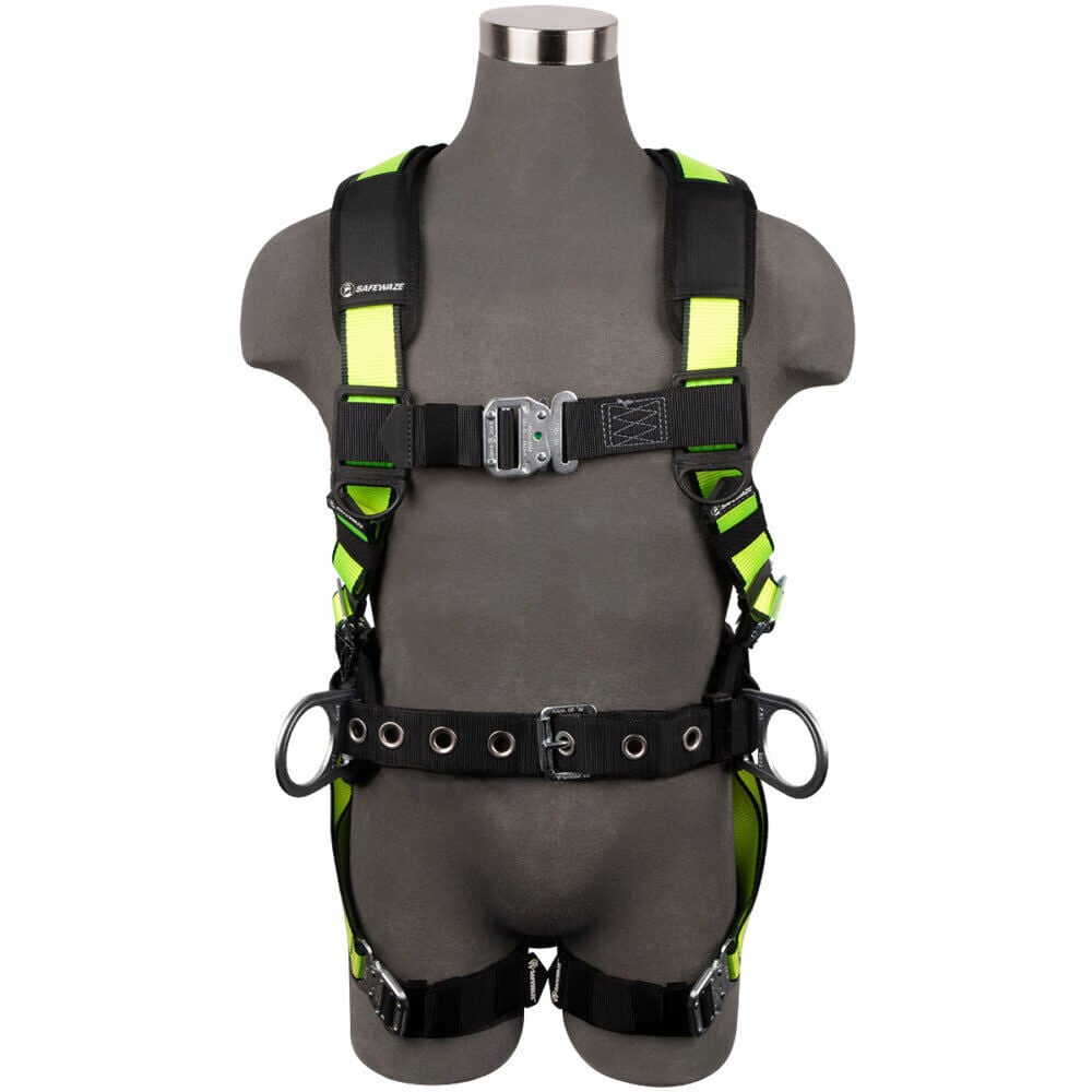 Safewaze PRO Construction Harness: 3D, QC Chest/Legs, large image number 1