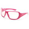 ERB Rose Pink Frame Clear Lenses Women's Safety Glasses, small