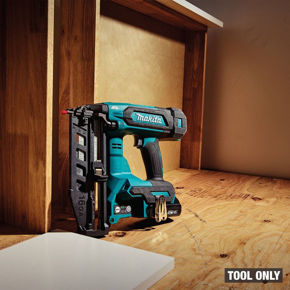 Makita 18V LXT Lithium-Ion Brushless Cordless 2-1/2 Inch Straight Finish Nailer 16 Gauge (Bare Tool), large image number 11