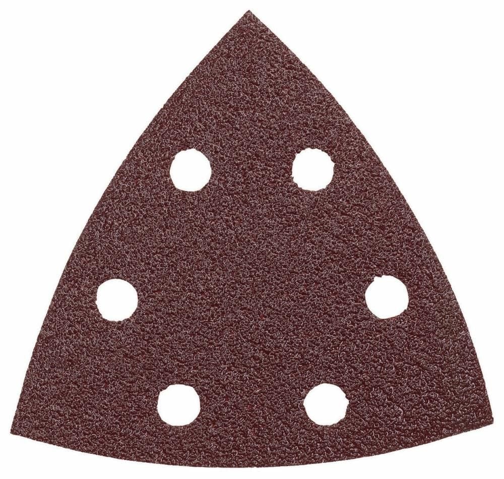 Bosch 5 Piece 120 Grit Detail Sander Triangle Sandpaper – SDTR120