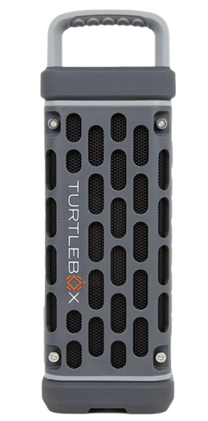 Turtlebox Ranger Li-Ion Battery-Powered Ultra-Portable Speaker, Gray