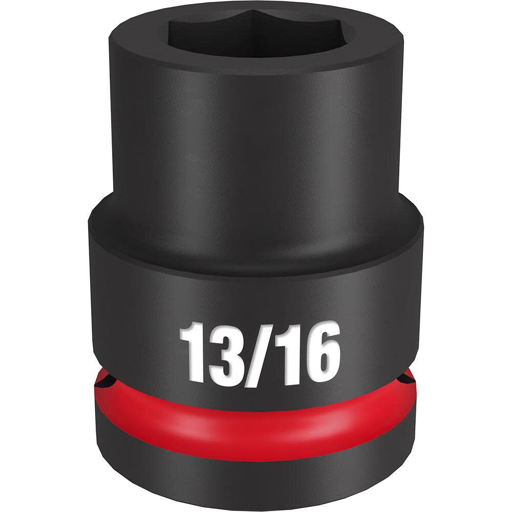 Milwaukee Impact Socket 3/4in Drive 13/16in Standard 6 Point, large image number 1