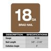 Milwaukee M18 FUEL 18 Gauge Brad Nailer (Bare Tool), small image number 2