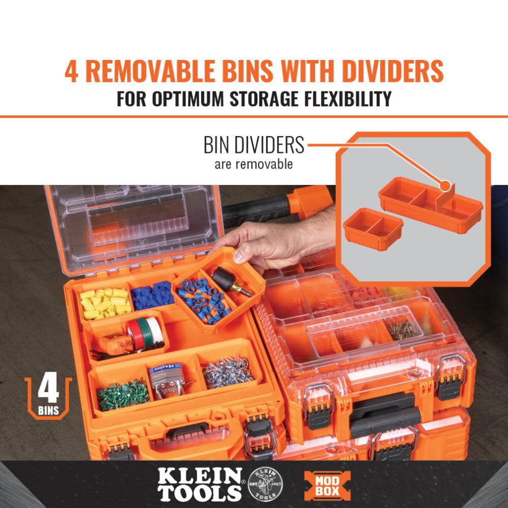Klein Tools Promotional MODbox Short Comp Bx, Half Width, large image number 4