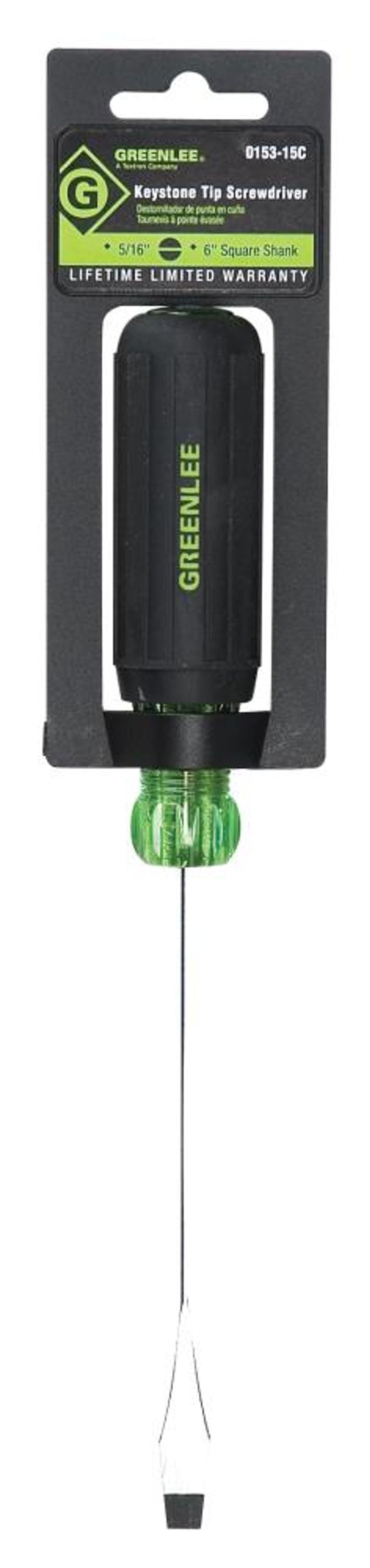 Greenlee 0.3125 or 05/16 In Flat Keystone Tip Screwdriver, large image number 2