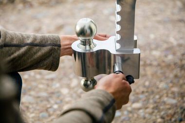 Andersen Hitches 4in Rapid Hitch Aluminum Adjustable Ball Mount, large image number 5